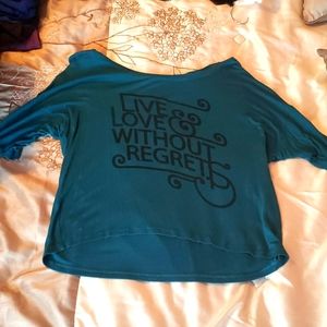 Live Love With No Regrets XL Tunic